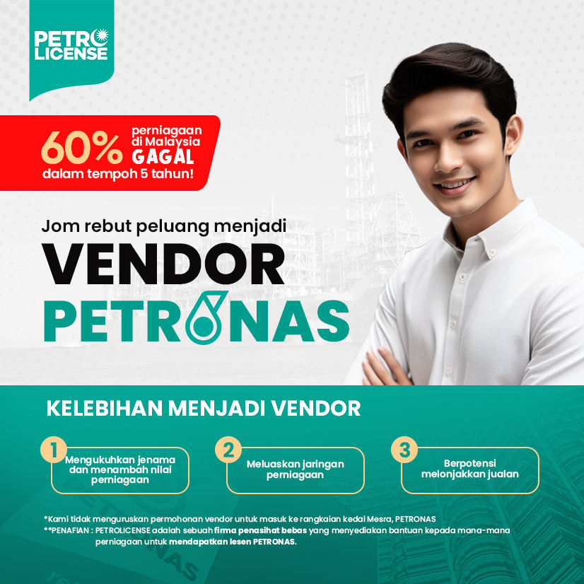 POSTER VENDOR PETRONAS, PETROLICENSE