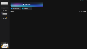 Capcut di Laptop, new project