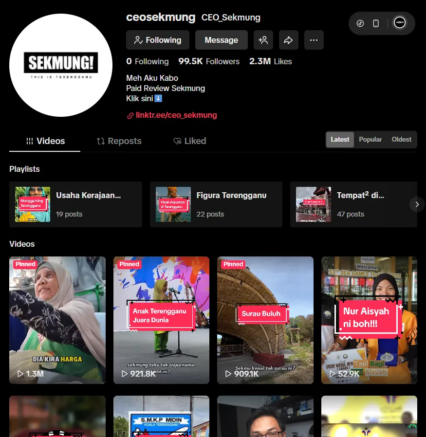 corporate social media profile and content strategy