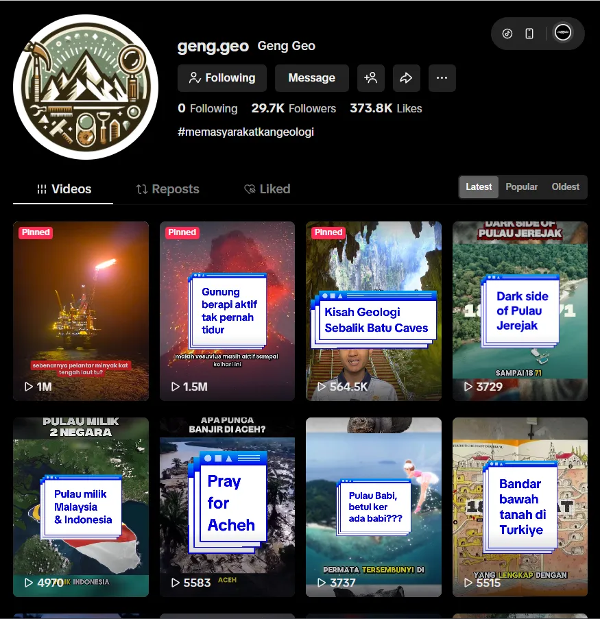 social media branding and engagement content layout